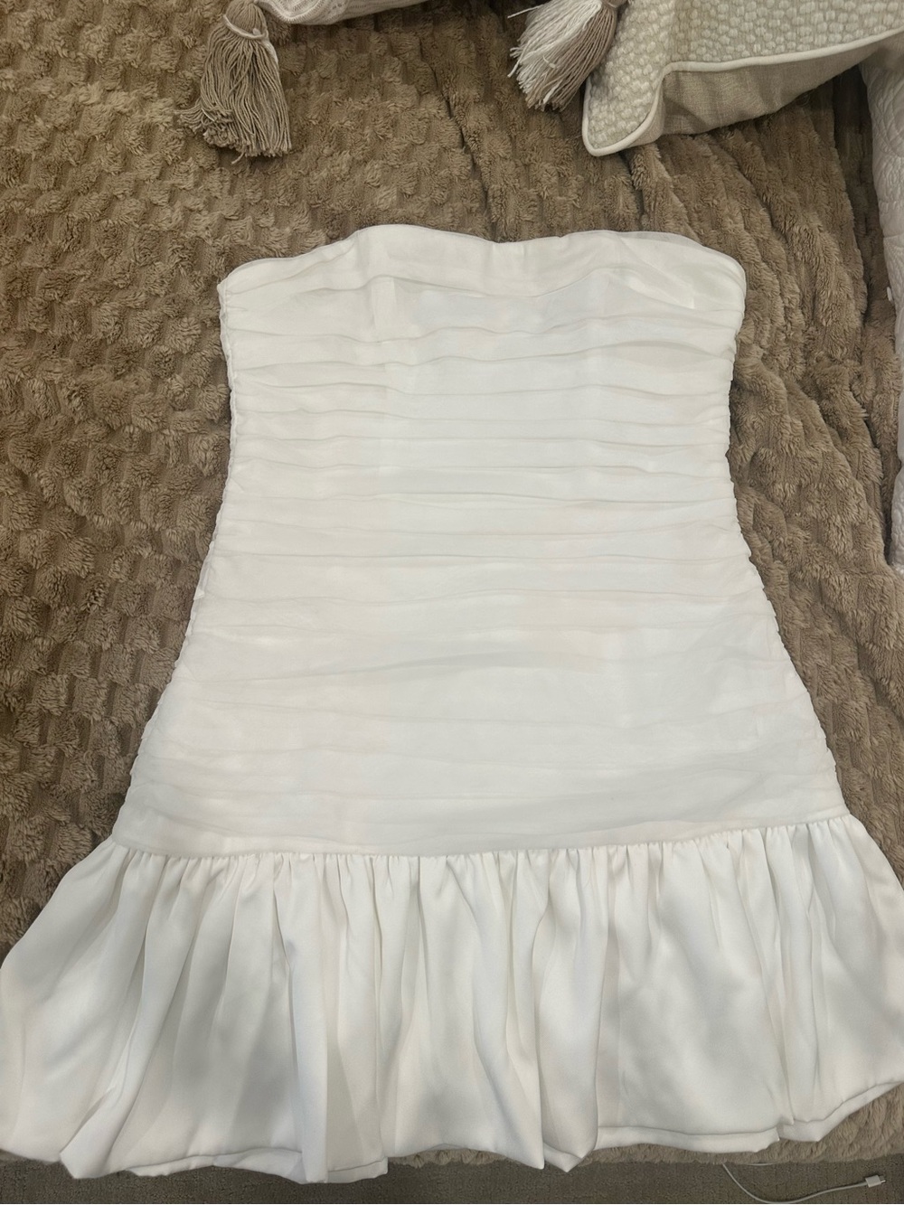 ASTR the Label White short mini dress